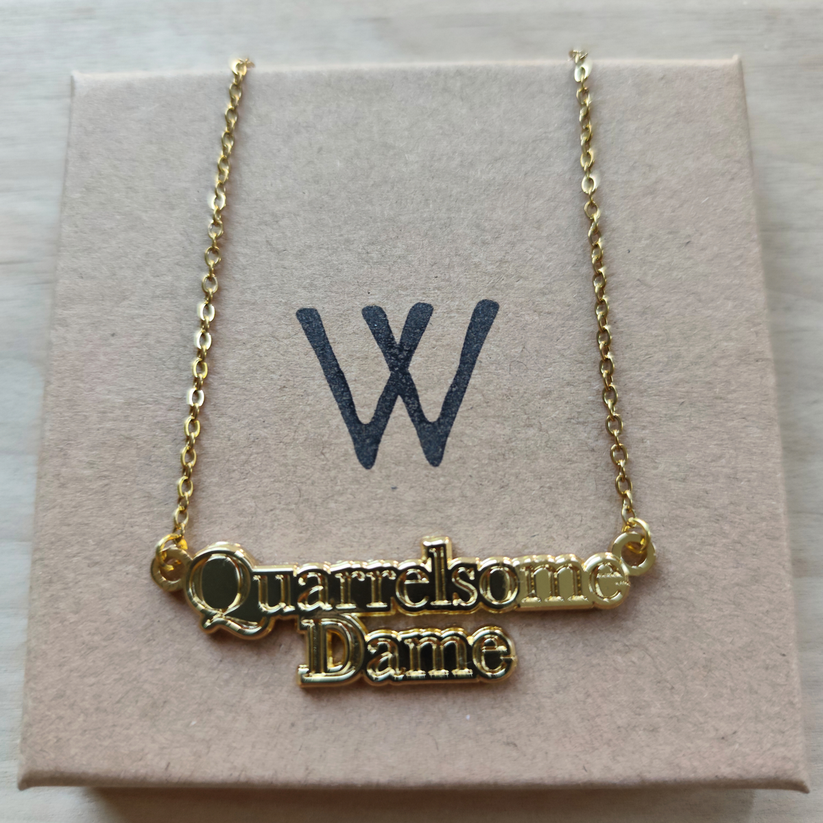 Quarrelsome Dame Necklace
