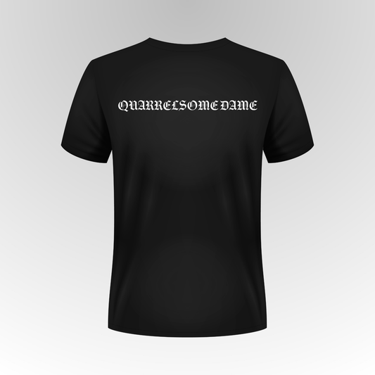 Quarrelsome Dame Oversized T-shirt – Black