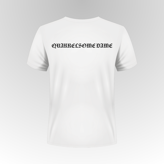Quarrelsome Dame T-shirt – White